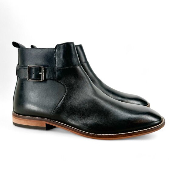 Steve Madden Other - Steve Madden Dietz Men's Leather Chelsea Boots in Black Size 9